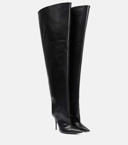 Botas mosqueteras Waders de piel - Balenciaga - Modalova