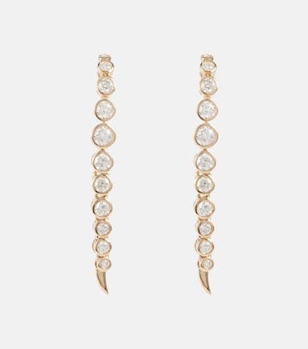 River 14kt earrings with diamonds - Ondyn - Modalova