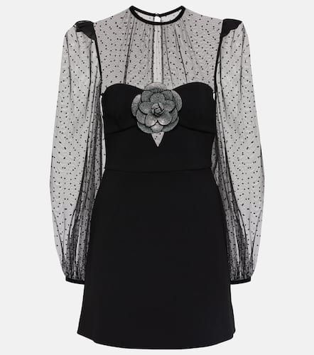 Yvonne floral-appliquÃ© minidress - Rebecca Vallance - Modalova