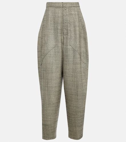 High-rise tapered wool pants - Stella McCartney - Modalova