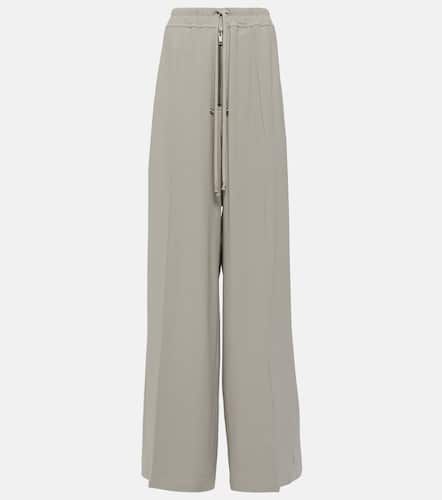 Low-rise crÃªpe-cady pants - Rick Owens - Modalova