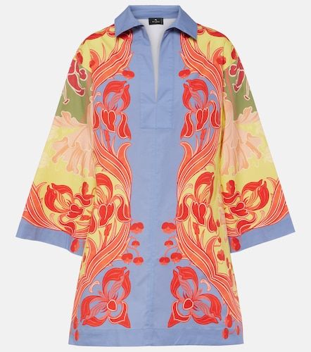 Camicia in misto cotone con stampa - Etro - Modalova