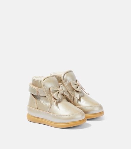 Bebé - botines Cemilla de piel metalizada - Donsje - Modalova