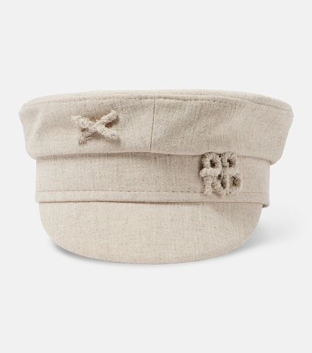 Linen-blend newsboy cap - Ruslan Baginskiy - Modalova