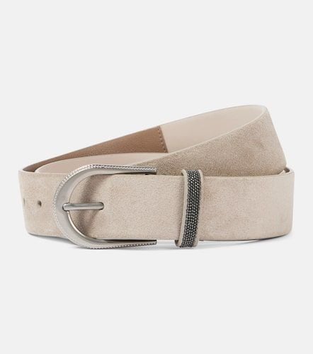 Monili suede belt - Brunello Cucinelli - Modalova