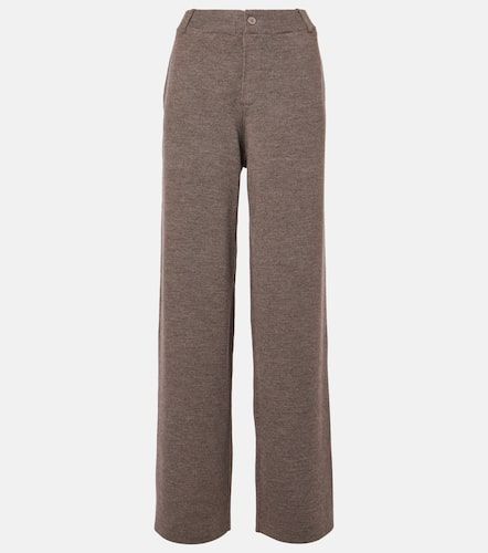 Pantalon droit en laine mélangée - Aya Muse - Modalova
