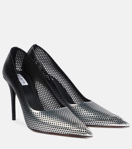 AlaÃ¯a 90 ombrÃ© leather mesh pumps - Alaia - Modalova