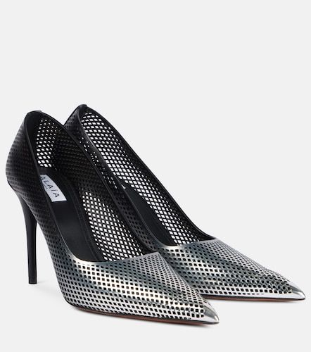 Alaïa Pumps 90 in mesh di pelle - Alaia - Modalova