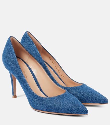 Gianvito 85 denim pumps - Gianvito Rossi - Modalova