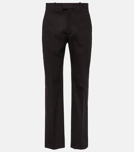 Cotton-blend straight pants - Bottega Veneta - Modalova