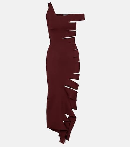 Asymmetric cut-out midi dress - Mugler - Modalova