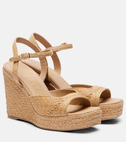 Summer raffia espadrille wedges - Souliers Martinez - Modalova