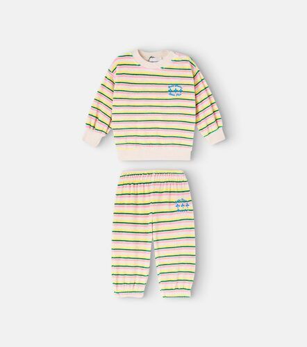 Bebé - chándal de terciopelo a rayas - Bobo Choses - Modalova
