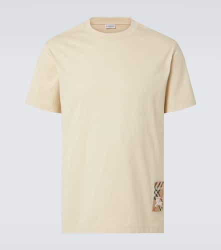 Check cotton T-shirt - Burberry - Modalova