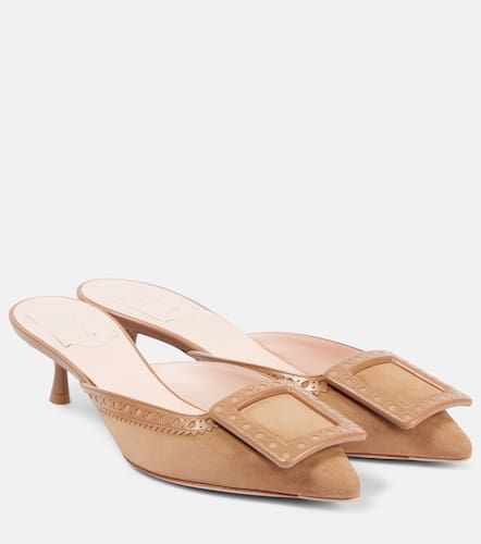 Mules Viv' in the City 45 aus Veloursleder - Roger Vivier - Modalova