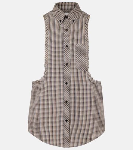 Versace Checked cotton shirt - Versace - Modalova