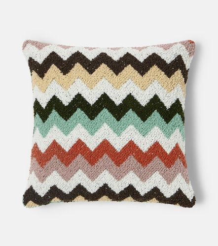 Cuscino Riccio in bouclé di cotone a zig-zag - Missoni - Modalova