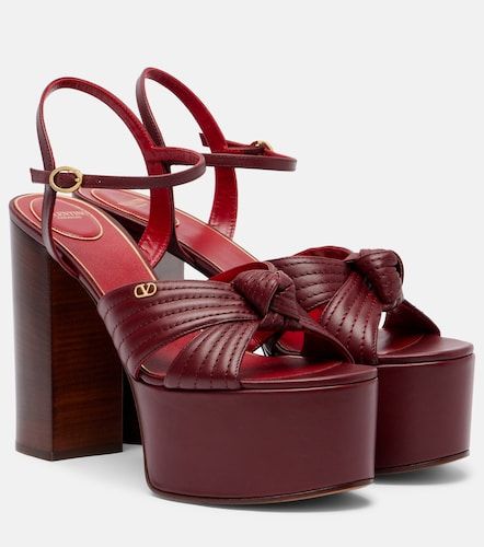 Crasher VLogo leather platform sandals - Valentino Garavani - Modalova