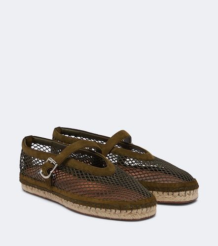 Alaïa Espadrillas in rete con pelle - Alaia - Modalova