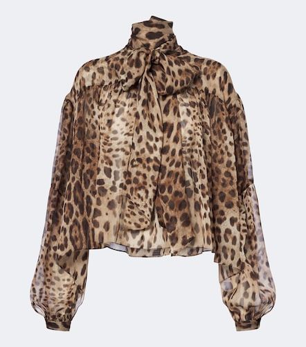 Schluppenbluse aus Seide - Dolce&Gabbana - Modalova