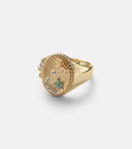 Yvonne Léon Anillo La Plage de oro de 9 ct con piedras - Yvonne Leon - Modalova