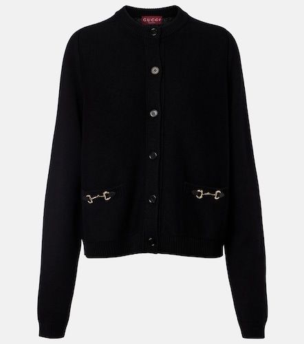 Cárdigan de lana y cachemir con Horsebit - Gucci - Modalova