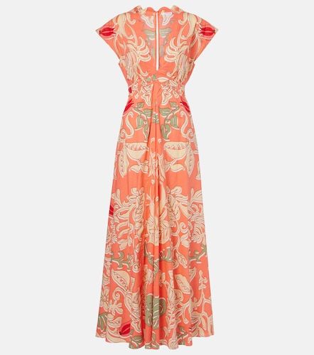 Vestido largo Noreen de algodón estampado - Poupette St Barth - Modalova