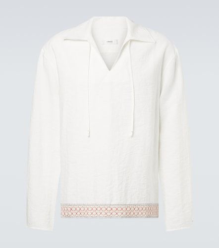 Camicia con fiocco in crochet - Commas - Modalova