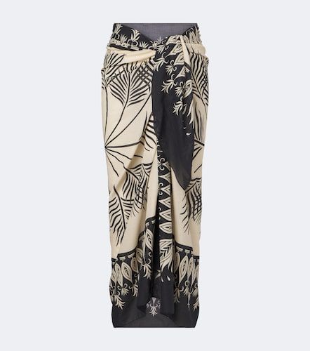 Pareo in cotone con stampa - Johanna Ortiz - Modalova