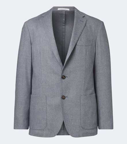 Blazer de lana, algodón y cachemir - Eleventy - Modalova