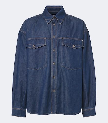 Giacca camicia Medusa di jeans - Versace - Modalova