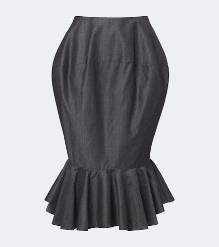 Gonna midi Palmier in misto cotone e mohair - Jacquemus - Modalova