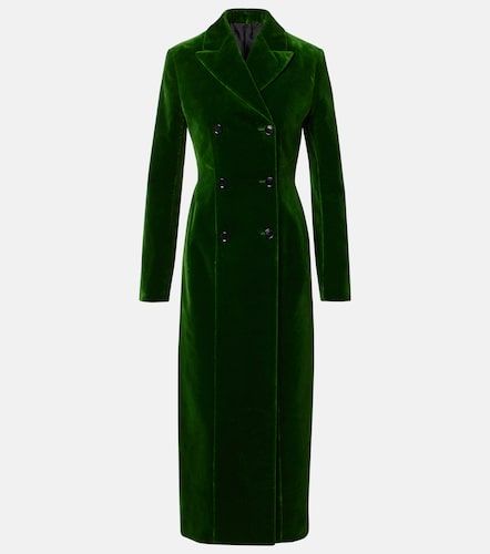 Alaïa Cappotto doppiopetto in velluto di cotone - Alaia - Modalova