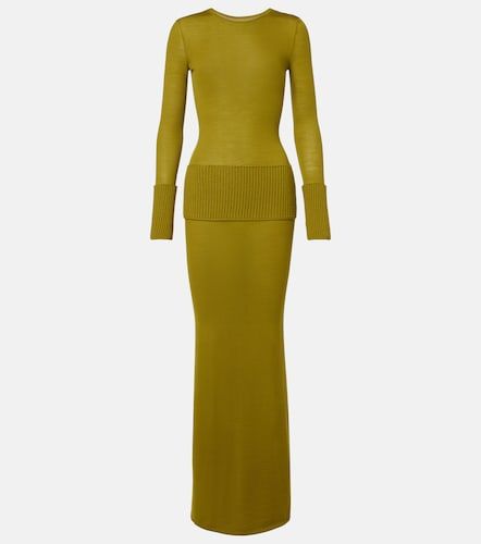 Alaïa Maxikleid aus Woll-Strick - Alaia - Modalova