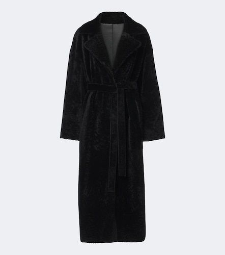 Rien reversible shearling wrap coat - Arma - Modalova