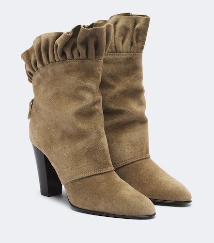 Chloé Botines Anouk de ante con volantes - Chloe - Modalova