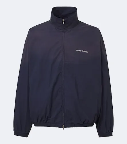 Logo cotton poplin jacket - Acne Studios - Modalova