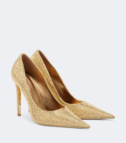 Donna embellished leather pumps - Gucci - Modalova