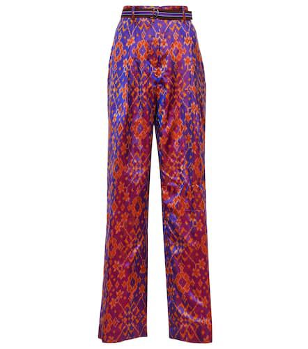 Bedruckte High-Rise-Hose - Dries Van Noten - Modalova