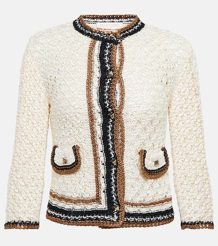 Valentino Crochet-knit cardigan - Valentino - Modalova