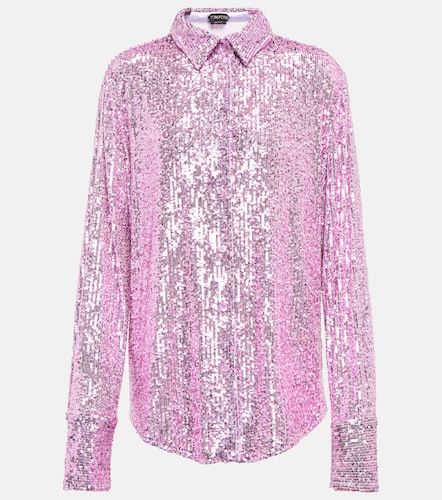 Tom Ford Camicia con paillettes - Tom Ford - Modalova