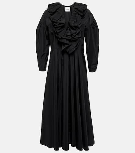 Ruffle-trimmed midi dress - Jil Sander - Modalova