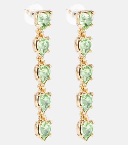 Crystal-embellished drop earrings - Oscar de la Renta - Modalova