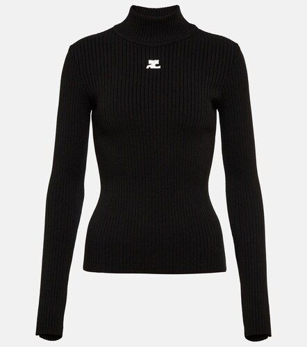 Courrèges Jersey de cuello mock acanalado - Courreges - Modalova