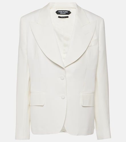Tom Ford Blazer monopetto in seta - Tom Ford - Modalova