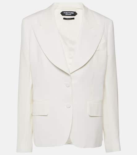 Single-breasted silk blazer - Tom Ford - Modalova