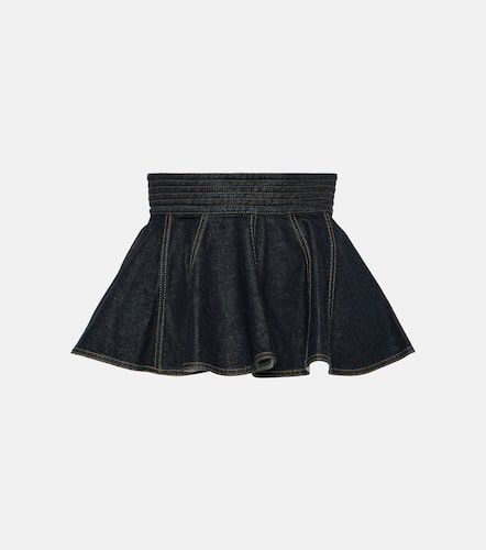 AlaÃ¯a Peplum denim belt - Alaia - Modalova