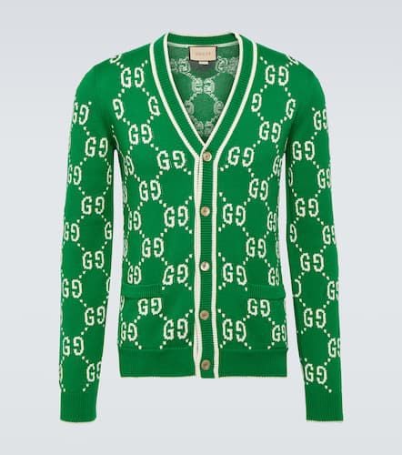 Gucci GG intarsia cotton cardigan - Gucci - Modalova