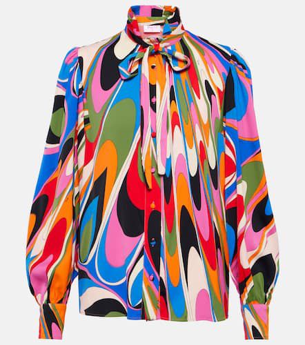 Pucci Onde tie-neck printed blouse - Pucci - Modalova