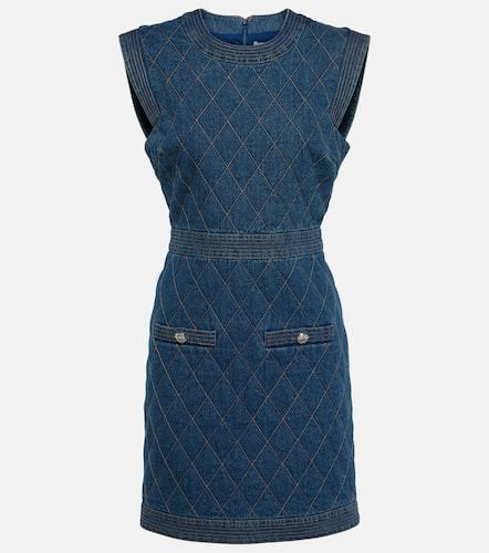 Ginny quilted denim minidress - Veronica Beard - Modalova